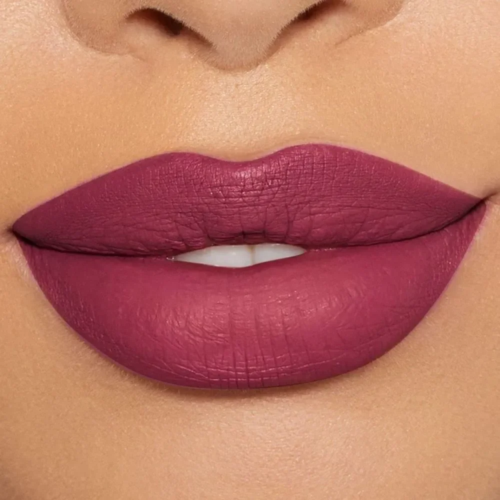 Too Faced Matte Plumpinh Liquid Lipstick in Bend and Snap- Cool Berry Tone